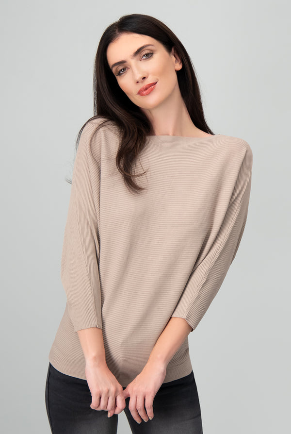 Blusa canale manga 3/4 kimono