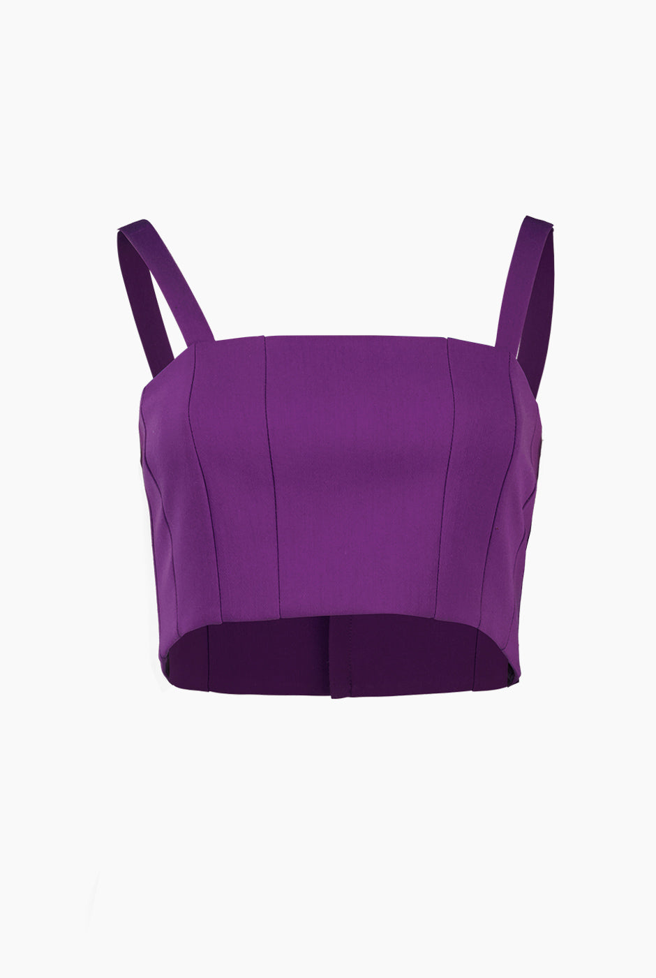 Crop morado de tirantes