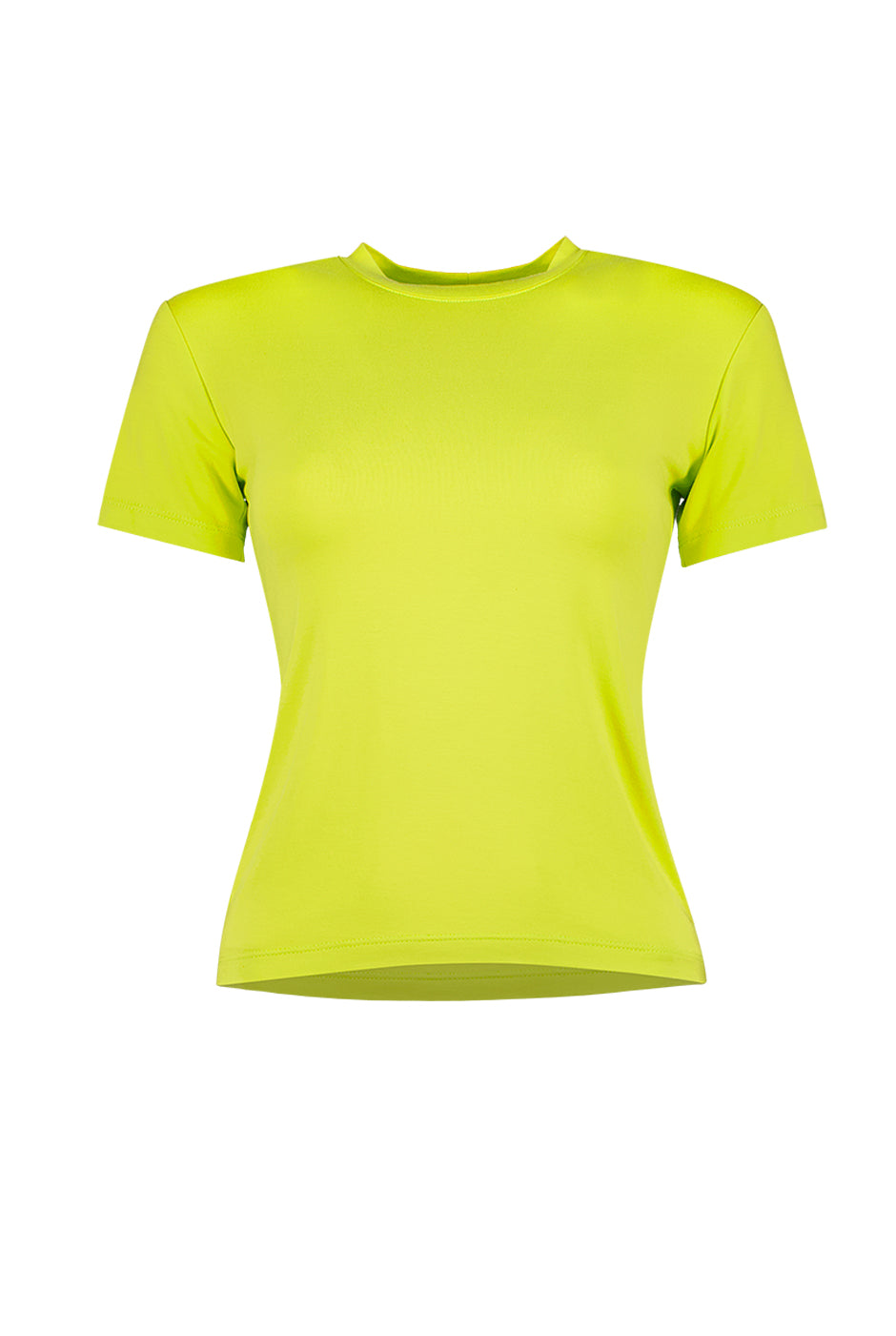 Playera basica de manga corta verde claro