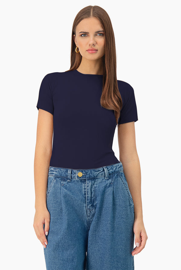 Playera Básica Azul Marino