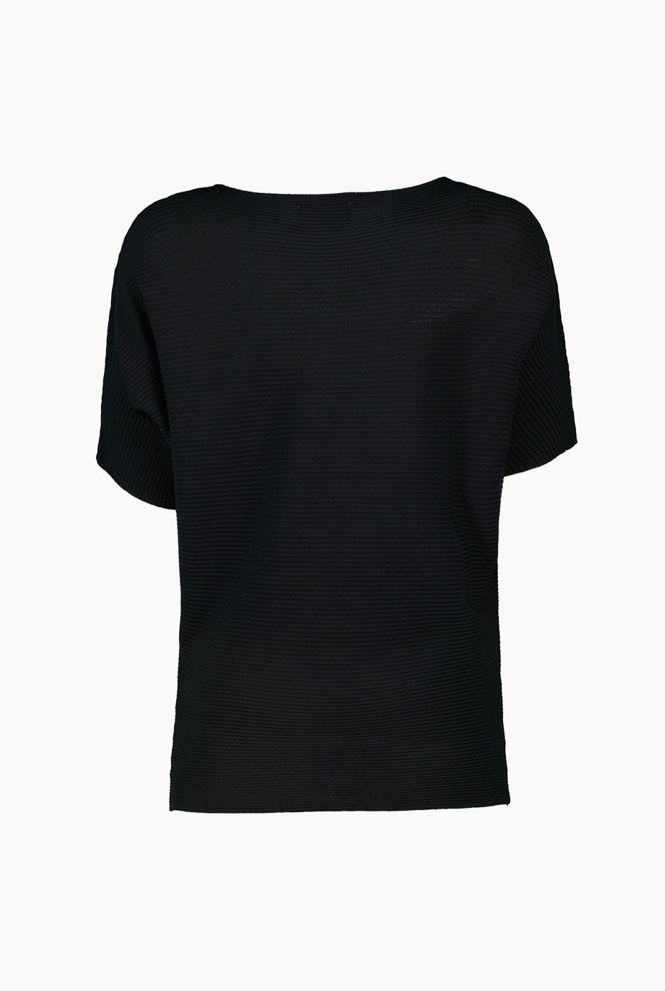 Blusa manga corta color negro