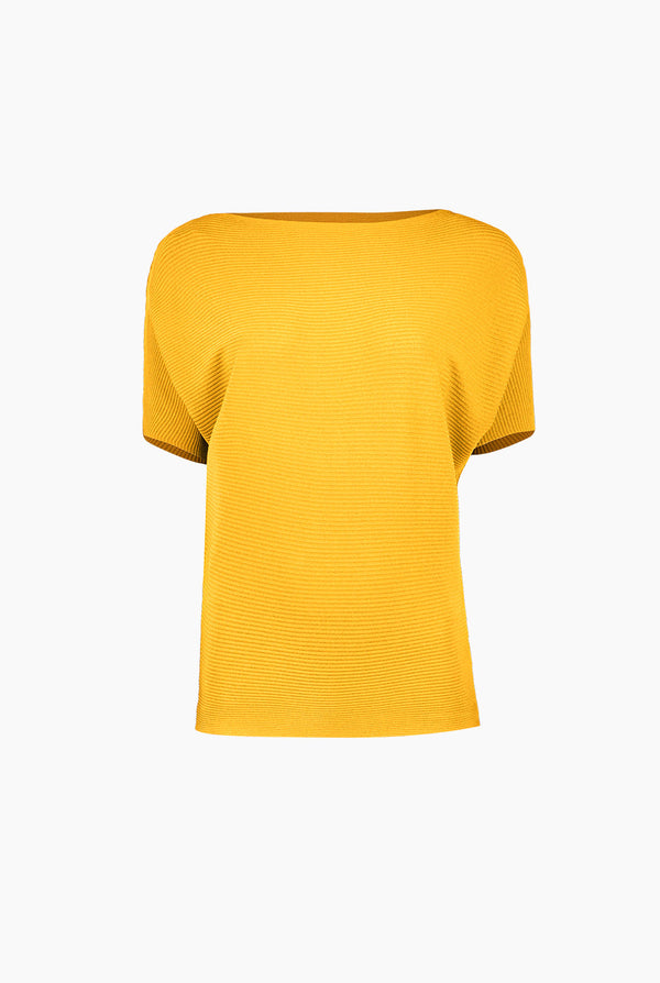 Blusa manga corta color cobre