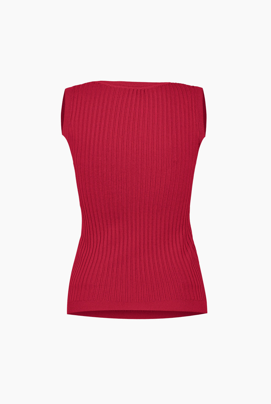 Blusa sin mangas color vino