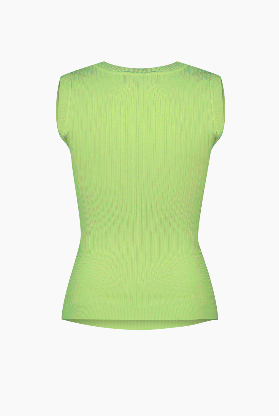 Blusa sin mangas color verde botella