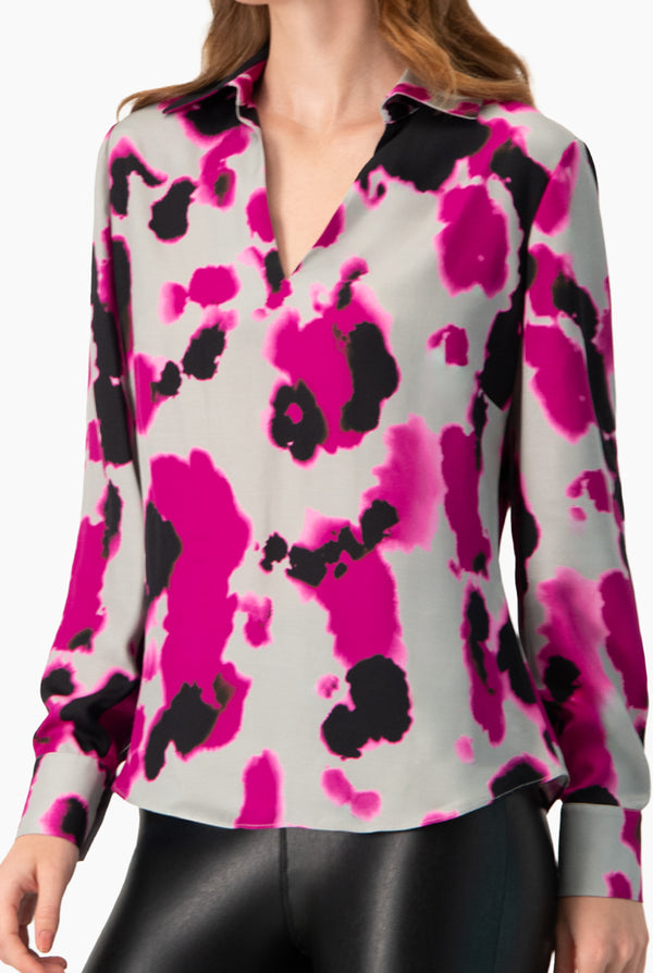Blusa Multicolor Escote en V