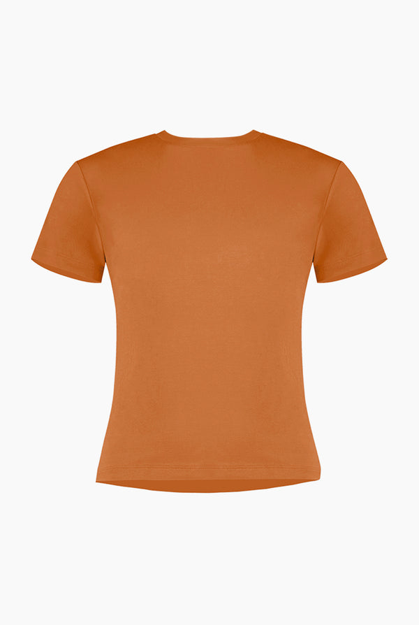Playera basica lisa manga corta