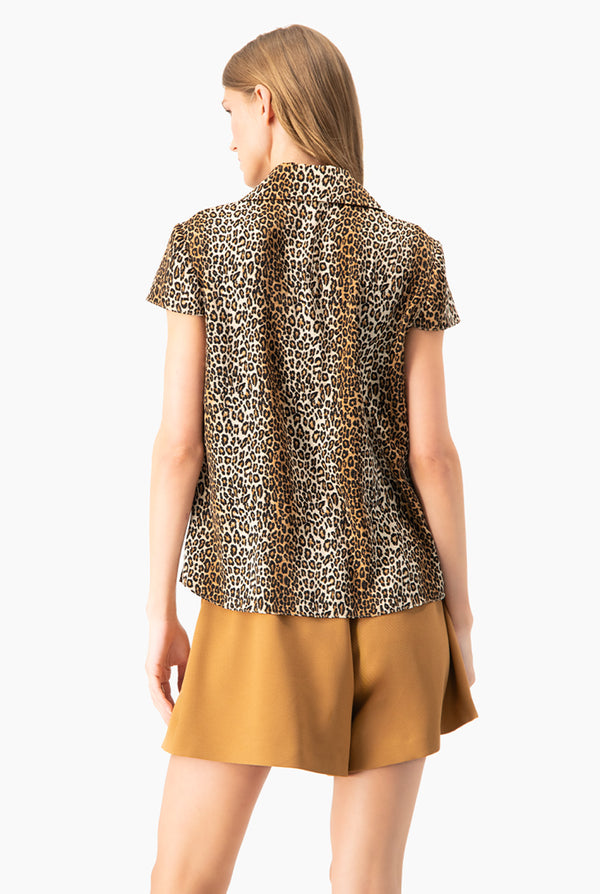 Blusa camisera manga cap