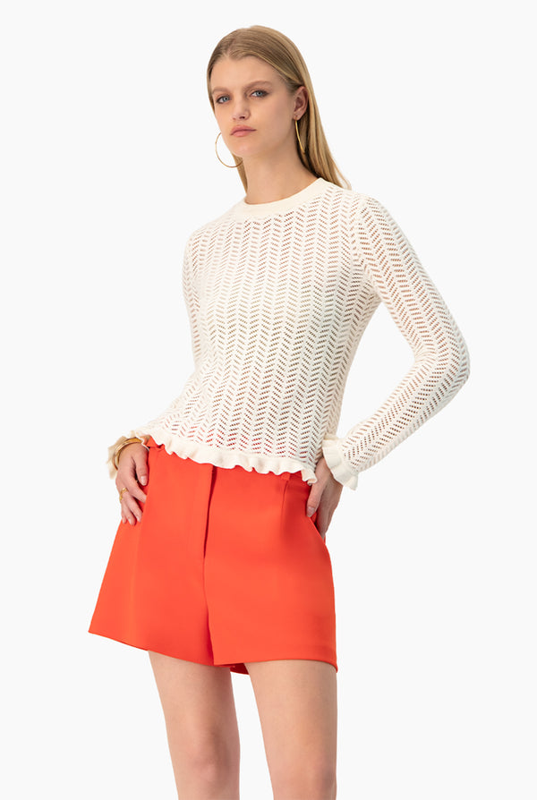 Blusa tejida manga larga
