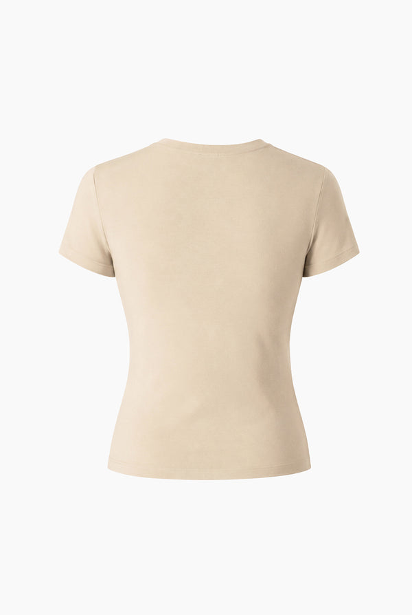 Playera basica manga corta