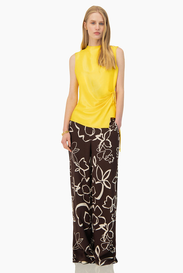Blusa Ivonne lisa con amarre