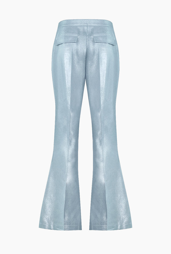 Pantalon denim semi campana