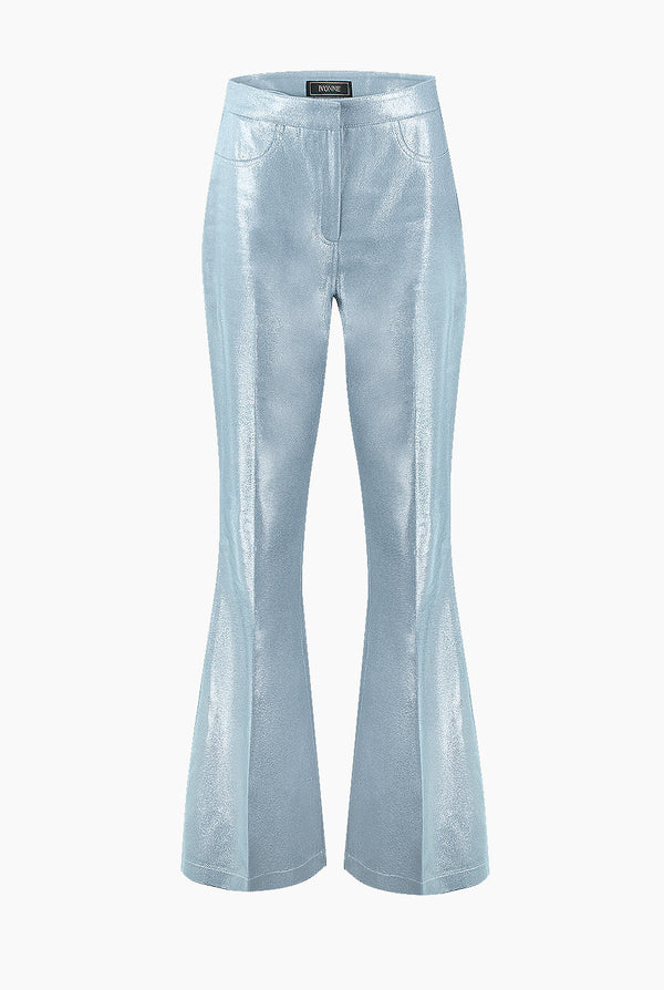 Pantalon denim semi campana