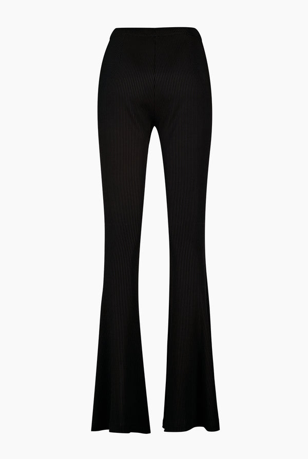 Pantalon semi campana negro