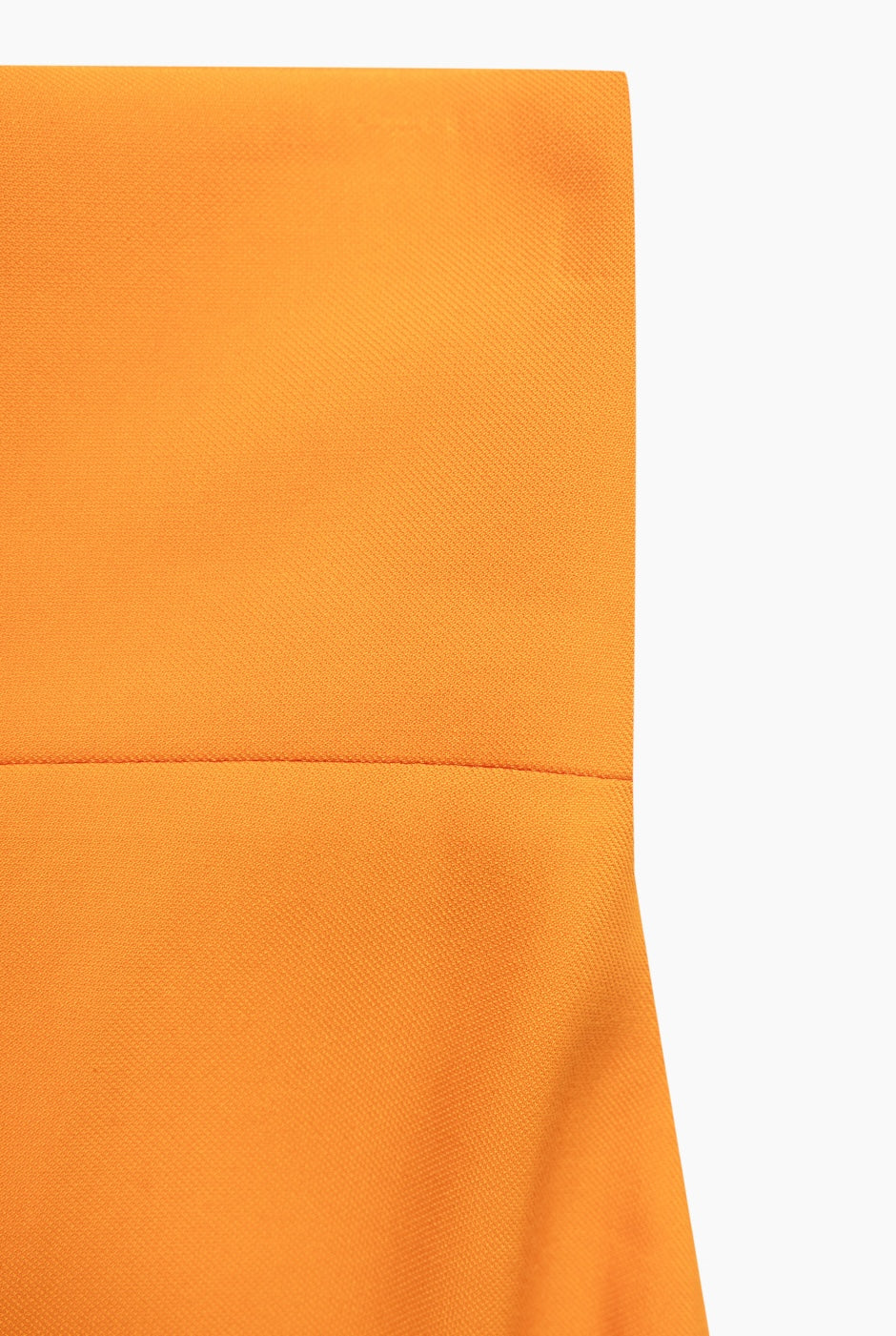 Pantalón Palazzo Naranja de Pierna Amplia y Pretina Ancha