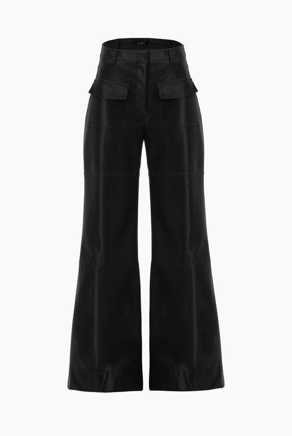 Pantalón Negro Semi Campana