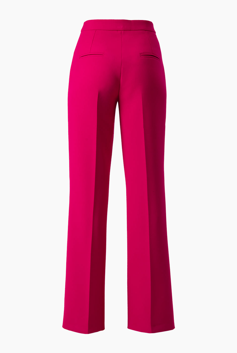 Pantalón Fucsia Recto con bolsillos traseros simulados
