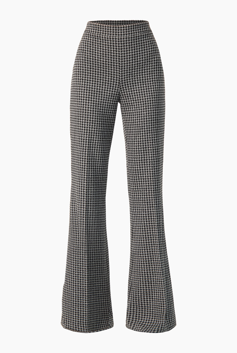 Pantalón acampanado negro sin bolsillos
