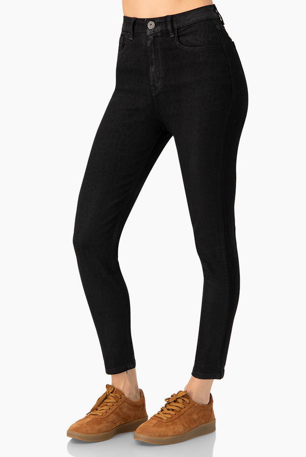 Jeans skinny en tono negro