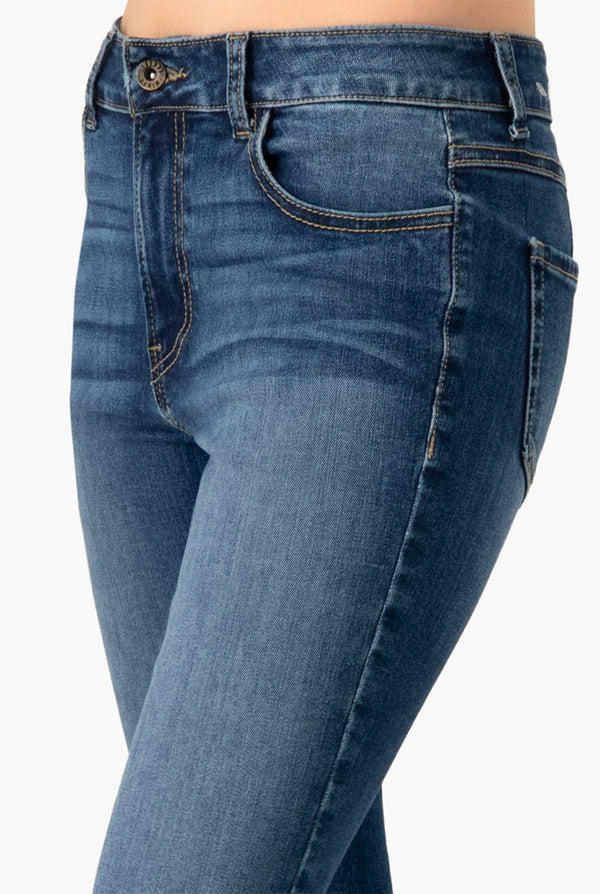 Jeans skinny un boton