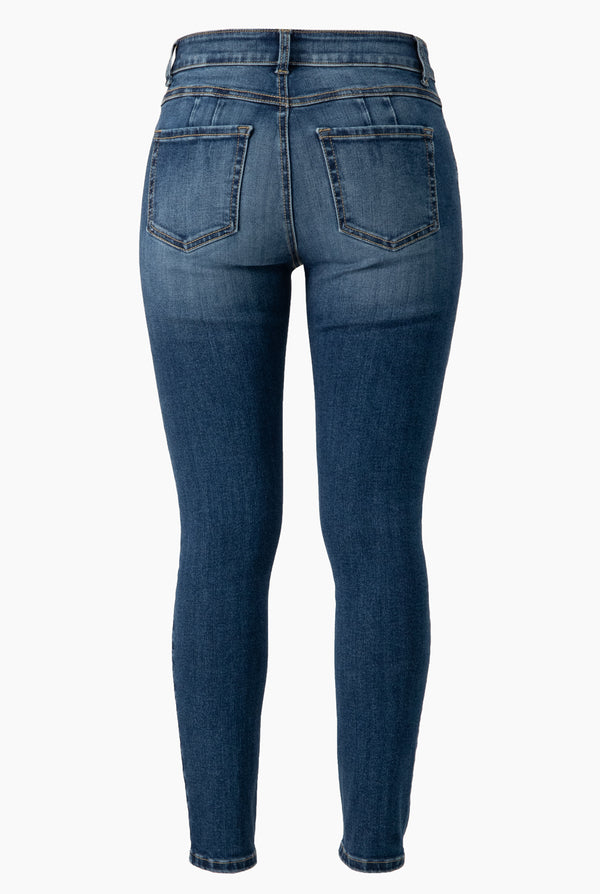 Jeans skinny deslavado