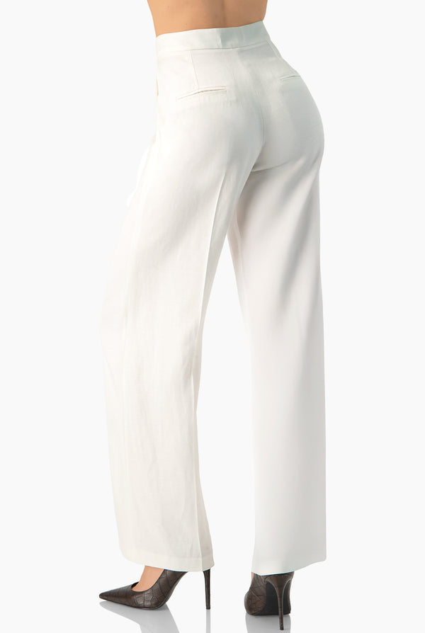 Pantalon liso amplio