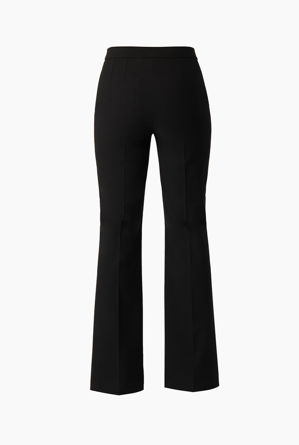 Pantalon negro recto sastreado