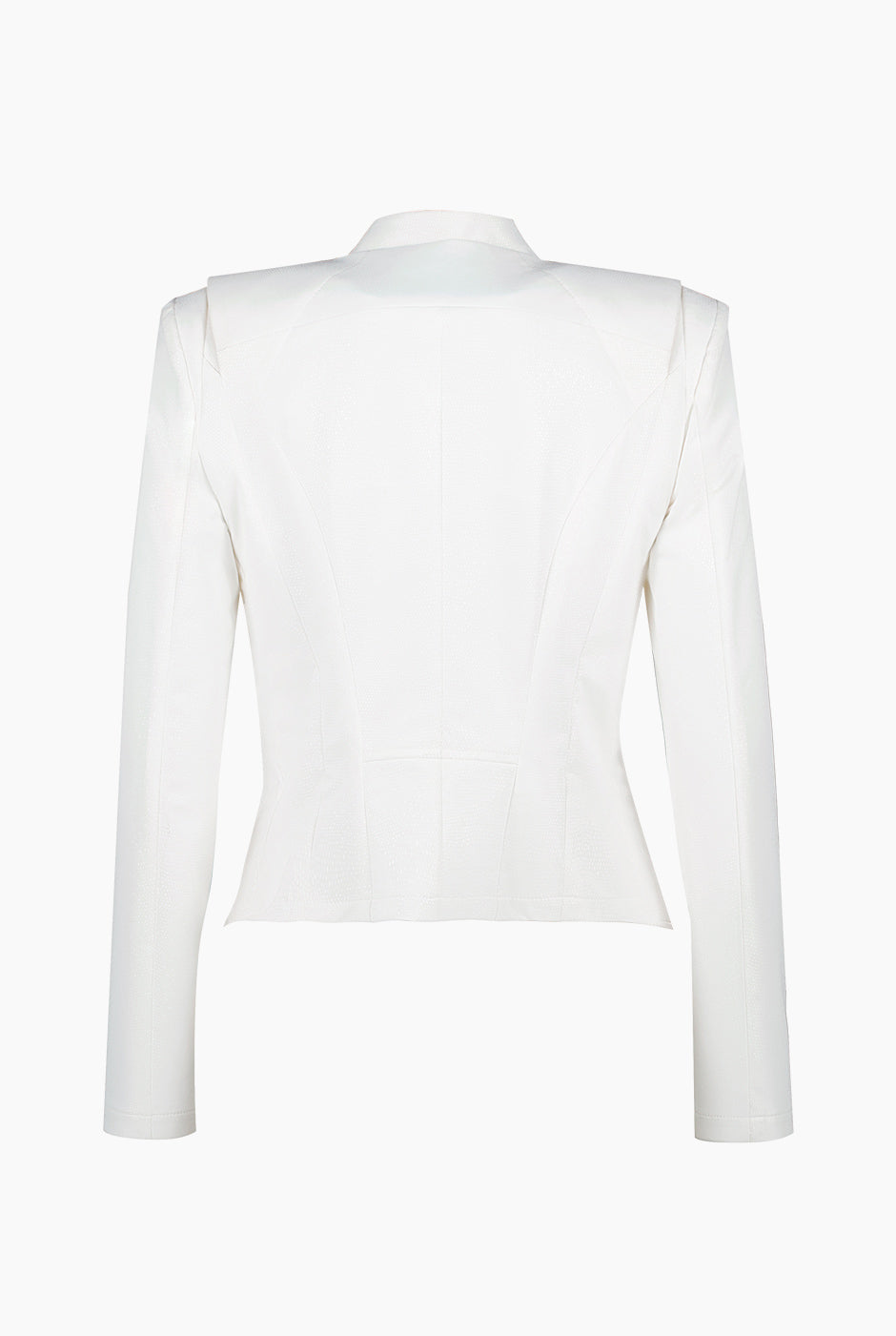 Blazer liso en color natural