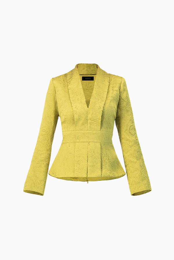 Saco Blazer Verde Entallado
