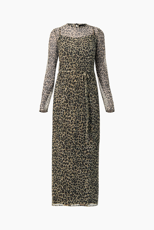 Vestido Largo Animal Print Ivonne