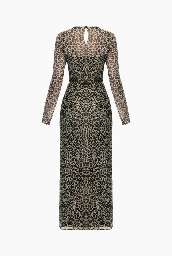 Vestido Largo Animal Print Ivonne