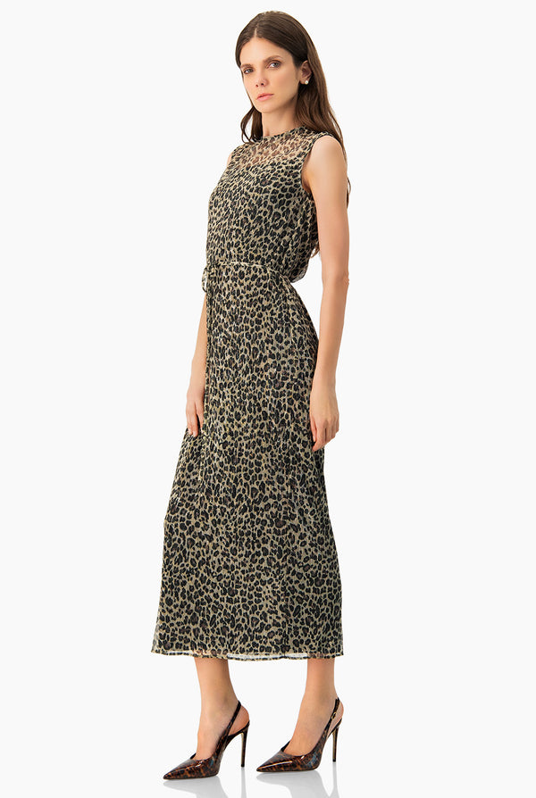 Vestido Largo Animal Print Ivonne