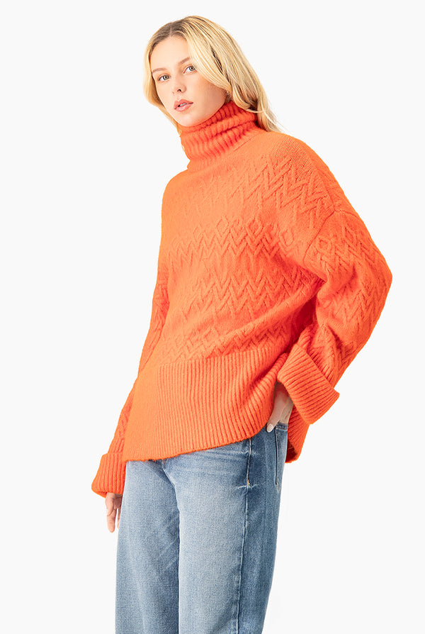 Suéter Tejido Oversized Tortuga