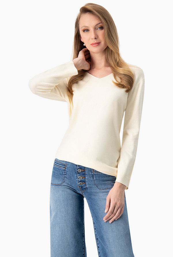 Suéter Punto V-Neck