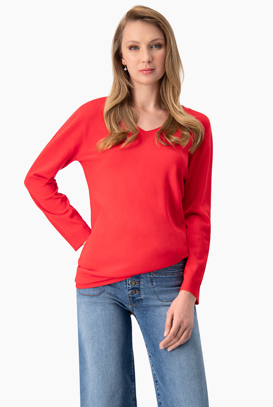 Suéter Punto V-Neck