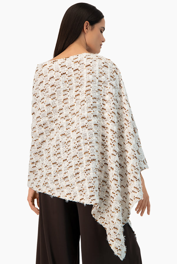 Poncho tejido
