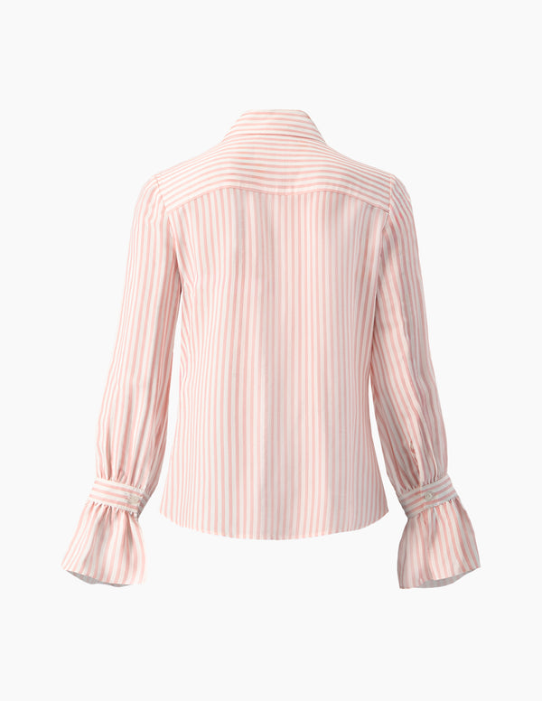 Camisa rayada manga larga