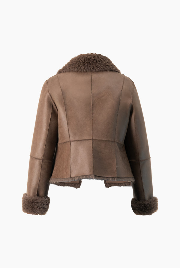 Suede Brown Coat