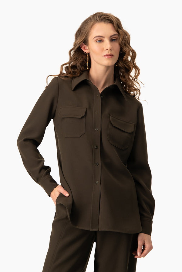 Suéter Cropped Franjas