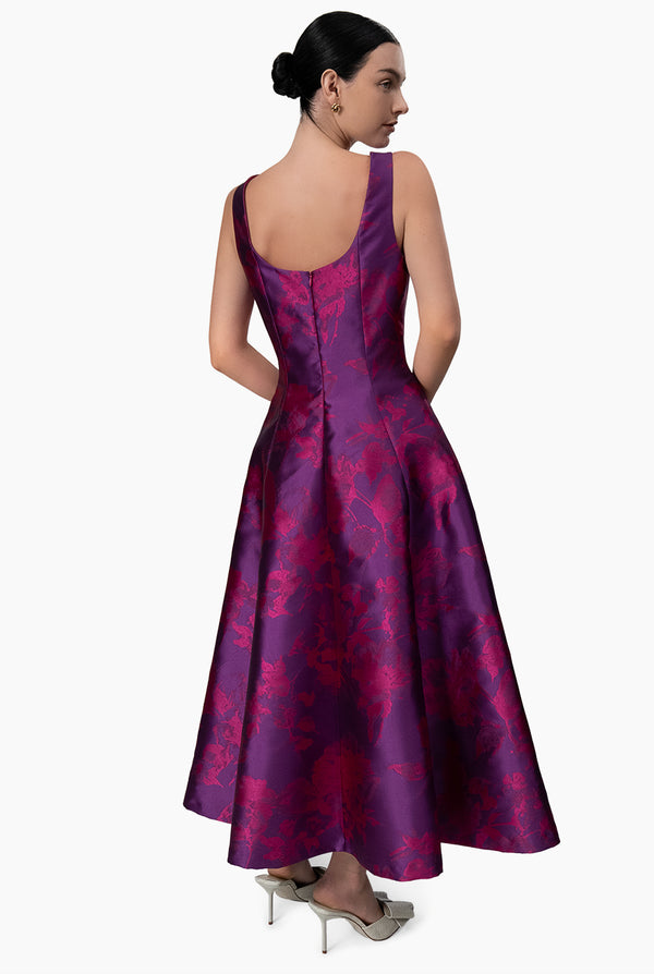 Vestido estampado linea A