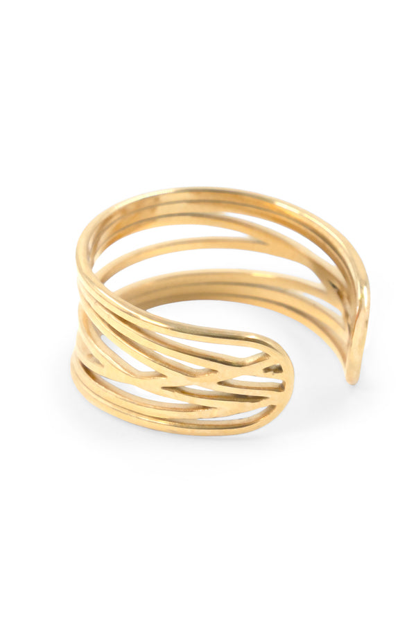 Anillo Golden Threads