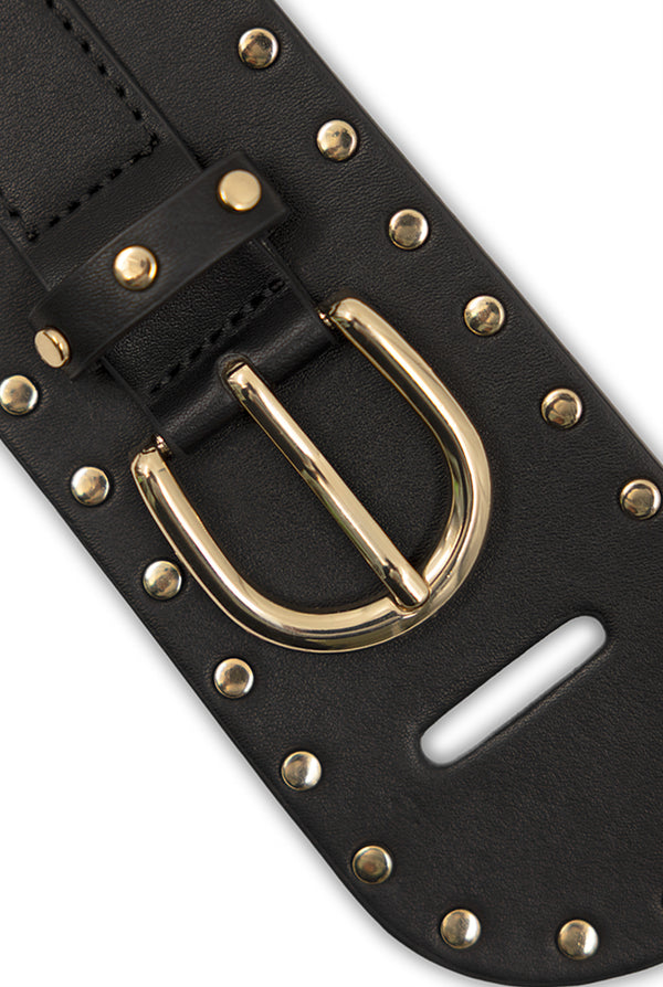 Cinto Pleather Studs