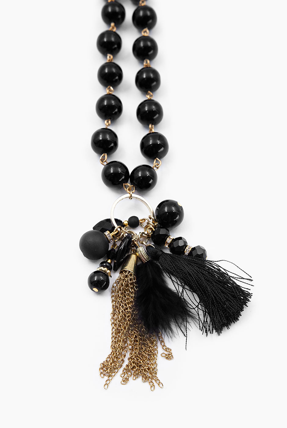 Collar Perlas y Colgantes