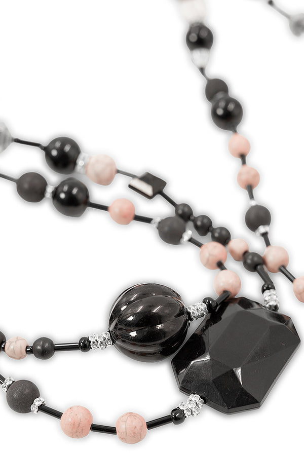 Collar Black & Pink