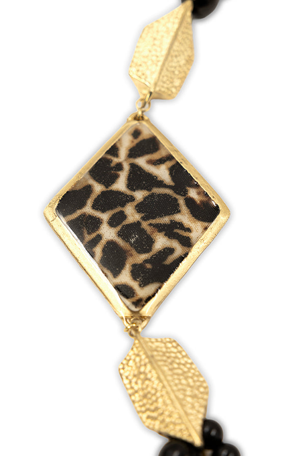 Collar Printed Rhomb