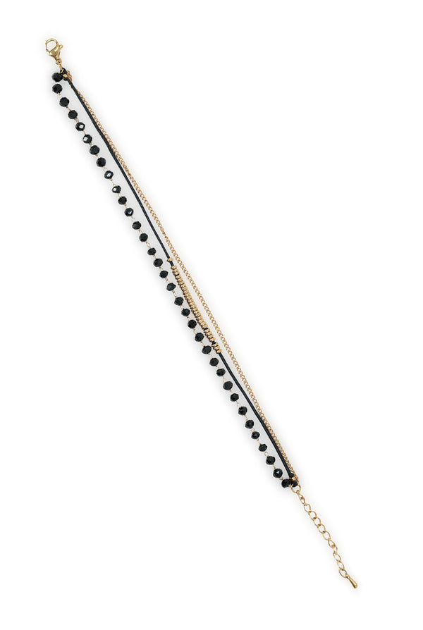 Pulsera Capas Golden Black