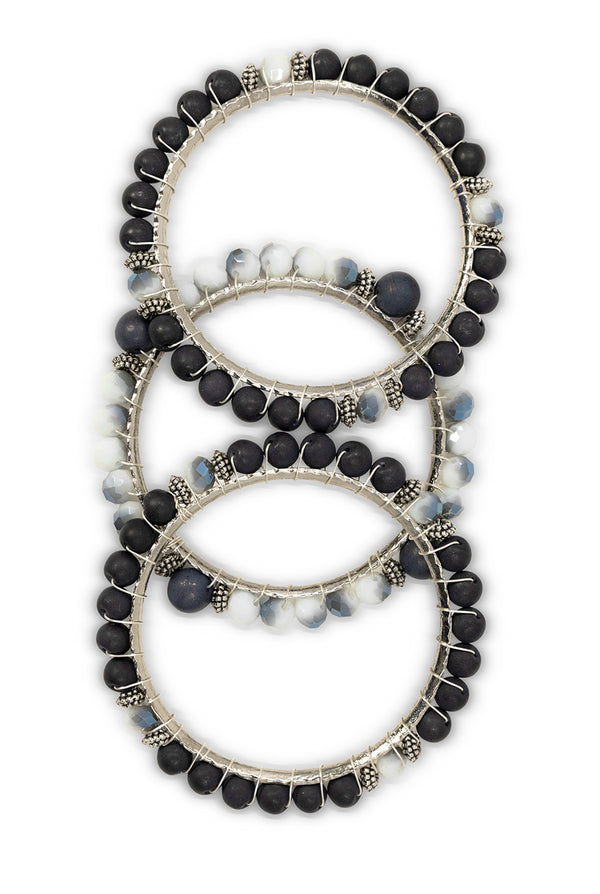 Set Pulseras Navy Grace