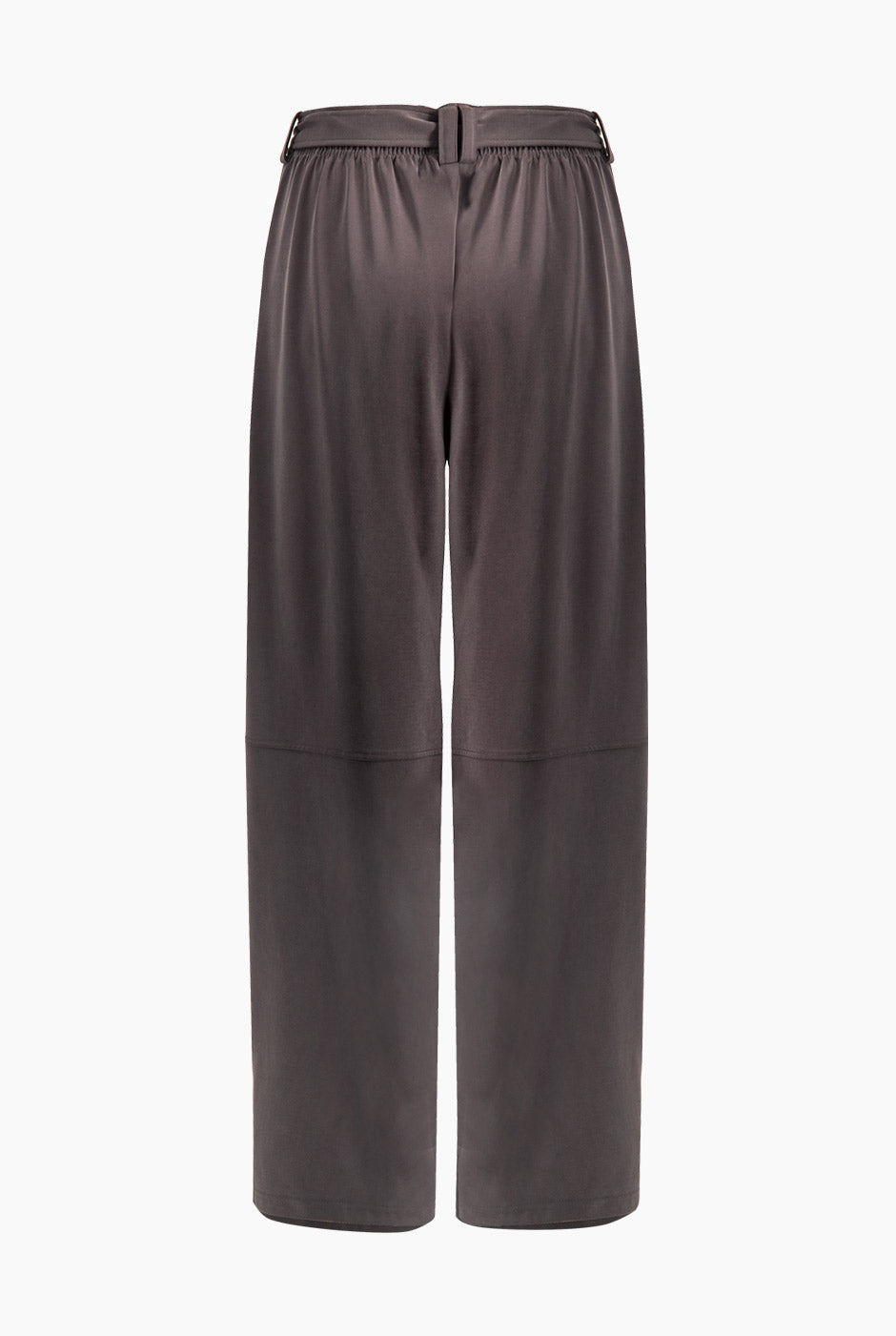Pantalón Extra Soft gris con cinturón y maxi bolsillos