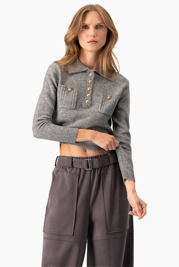 Suéter Shimmer Grey Brillante