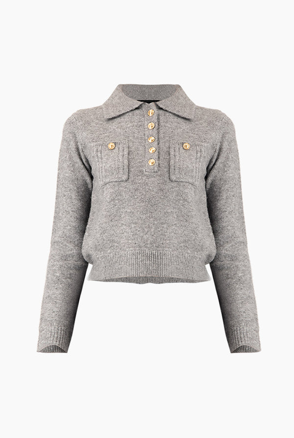 Suéter Shimmer Grey Brillante