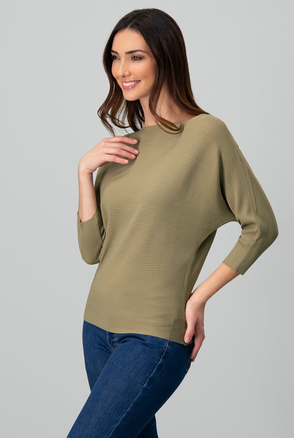 Blusa canale manga 3/4  kimono